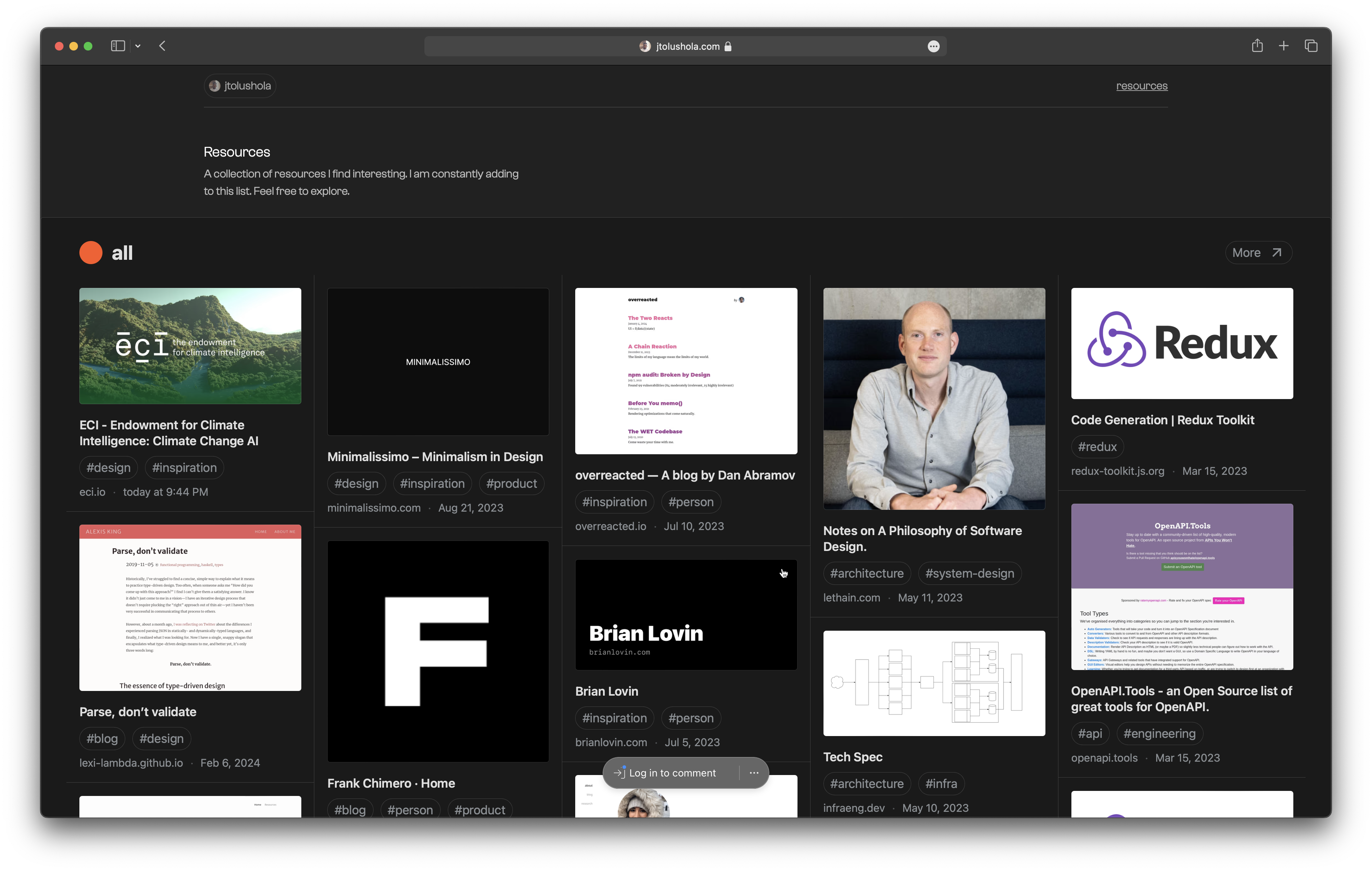Resources Page